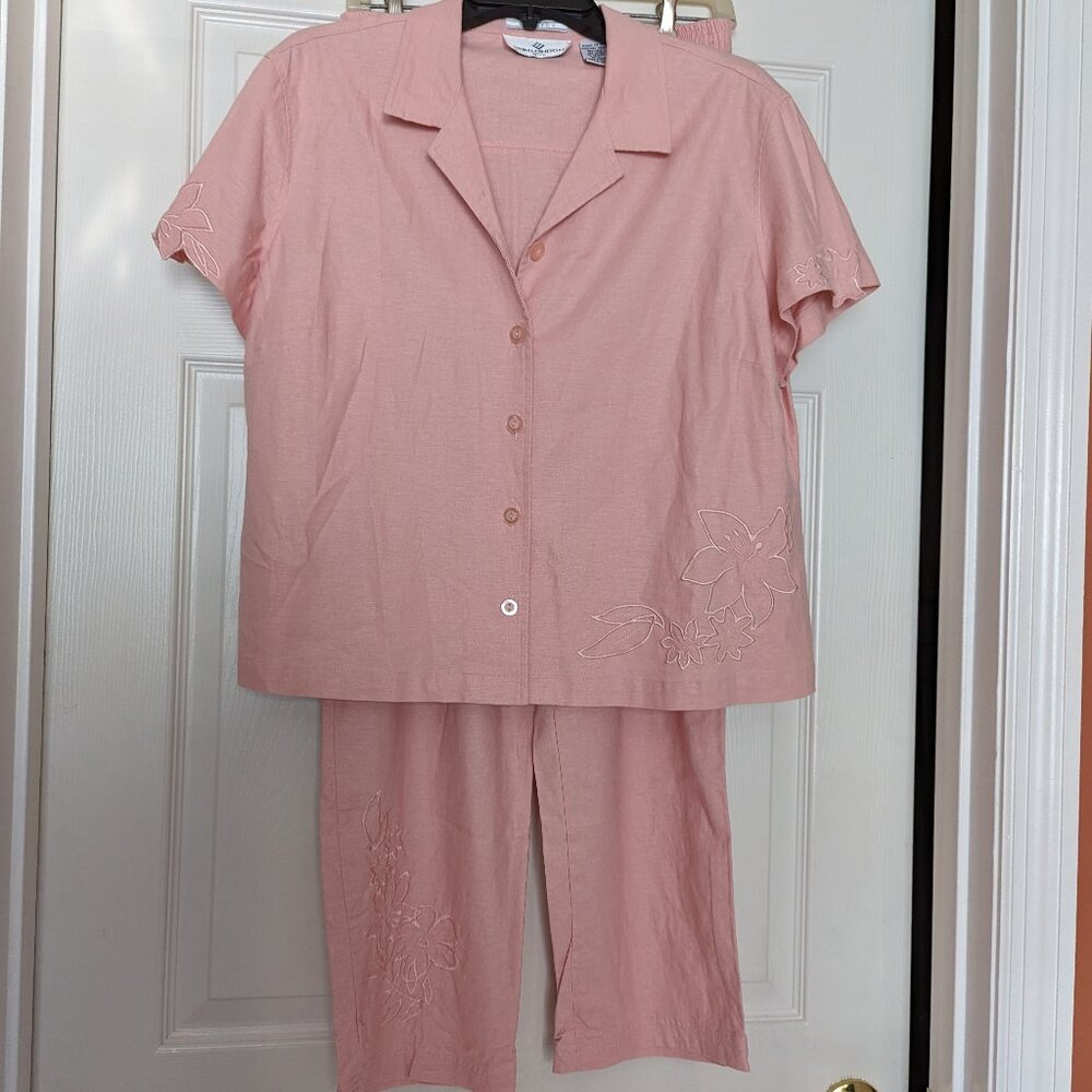 Erin London Pant set, Petite, Large